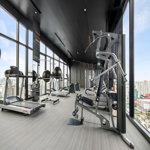 Gym with Landscape view